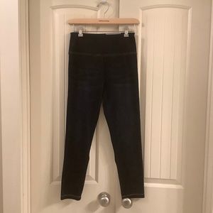 Soft Surroundings Easygoing Denim Legging, PXS (Size 2-4). Wisdom Wash, NWT